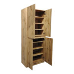 Παπουτσοθήκη-ντουλάπι Kebell pakoworld σε oak απόχρωση 71x41.5x180.4εκ - Image 3