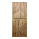 Παπουτσοθήκη-ντουλάπι Kebell pakoworld σε oak απόχρωση 71x41.5x180.4εκ - Image 4