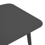 Τραπεζαρία Heven Vista pakoworld σετ 3τεμ μαύρο αλουμίνιο 80x80x72εκ - Image 7