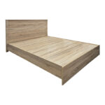 Κρεβάτι με στρώμα Athos Sleepy pakoworld sonoma 160x200εκ - Image 2