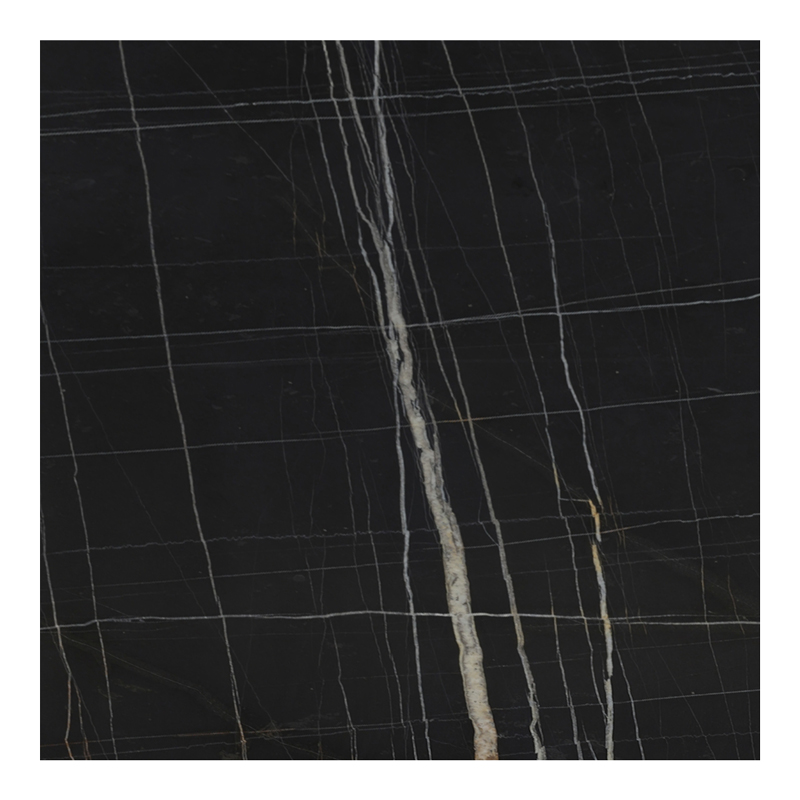 215-000059 Επιφάνεια τραπεζιού Relian pakoworld HPL μαύρο όψη μαρμάρου 80x80εκ πάχους 12mm