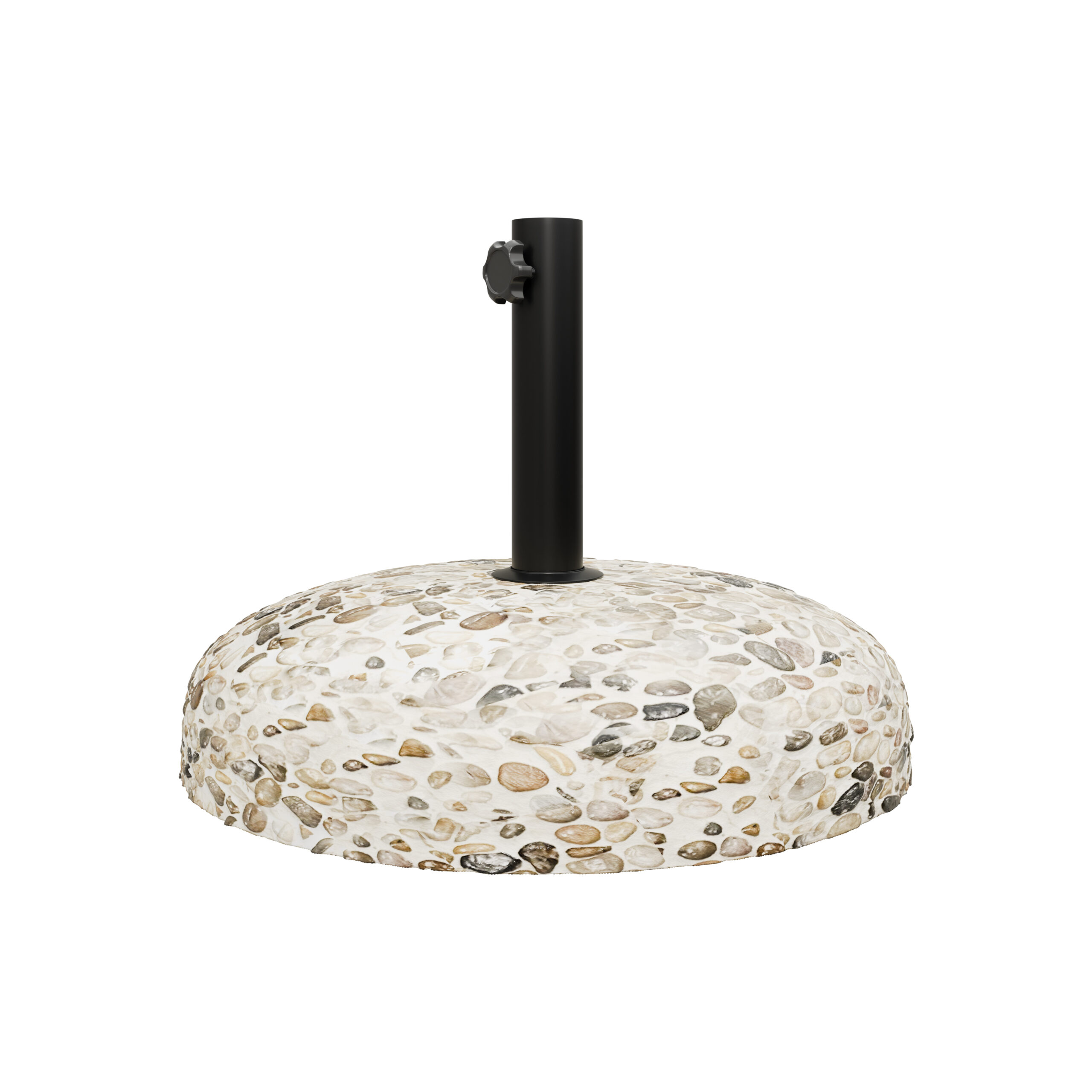 218-000022 Βάση ομπρέλας Nimbus pakoworld τσιμέντο ψηφιδωτή 35kg Φ50εκ