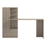 Γραφείο εργασίας με βιβλιοθήκη Felanbo pakoworld sonoma 160x60x125εκ - Image 3