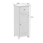 Ντουλάπι-στήλη Chesy pakoworld mdf σε φυσική απόχρωση 32x30x87εκ - Image 9