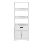 Ντουλάπι-στήλη Sejo pakoworld mdf λευκό 60x32.5x154εκ - Image 5