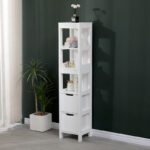 Ντουλάπι-στήλη Kelby pakoworld mdf λευκό 30x30x144εκ - Image 3