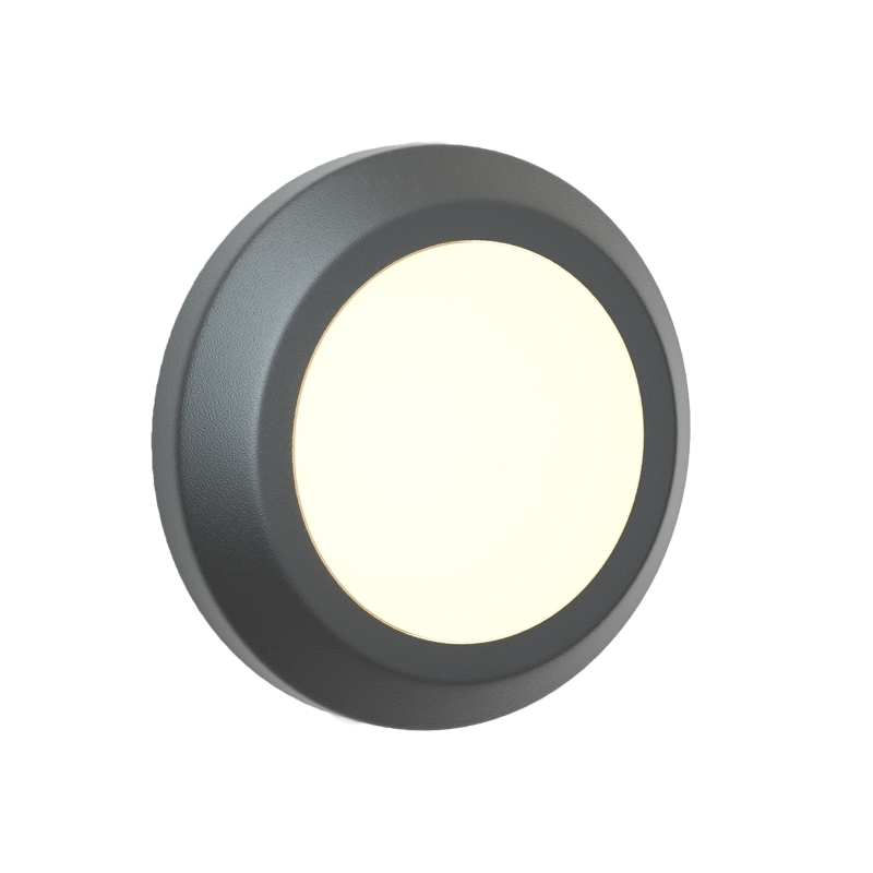 Jocassee-anthracite it-Lighting Jocassee LED 3.5W 3CCT Outdoor Wall Lamp Anthracite D:15cmx2.7cm (80201440)