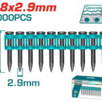 TOTAL ΚΑΡΦΙΑ ΓΙΑ ΣΚΥΡΟΔΕΜΑ 38mm / 1000 ΤΕΜ ΓΙΑ TCNLI9005 / TCNLI9008 / TCNLI420602E (TAC02381)