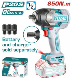 TOTAL ΕΠΑΓΓ. ΜΠΟΥΛΟΝΟΚΛΕΙΔΟ ΜΠΑΤ. Li-ion 20V / 850Nm ΧΩΡΙΣ ΜΠΑΤΑΡΙΑ & ΦΟΡΤΙΣΤΗ (TIWLI20851)